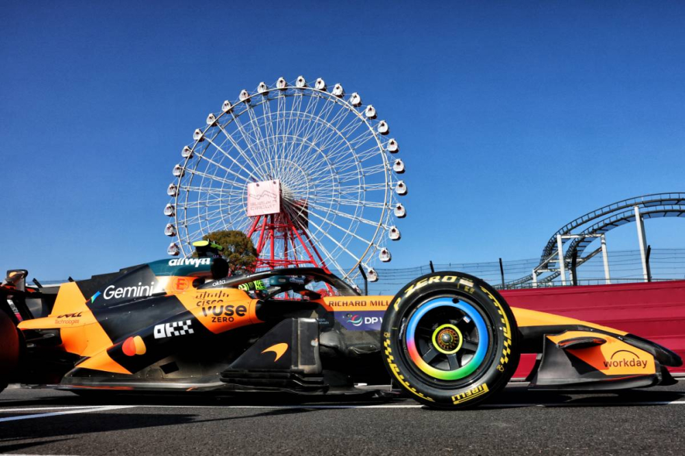 Lando Norris frustré à Suzuka : une cinquième place solide malgré une préparation chaotique