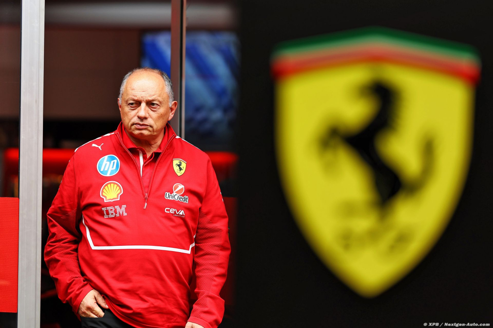 Vasseur remet Ferrari 'sur la bonne voie', un ancien pilote se dit 'impressionné'