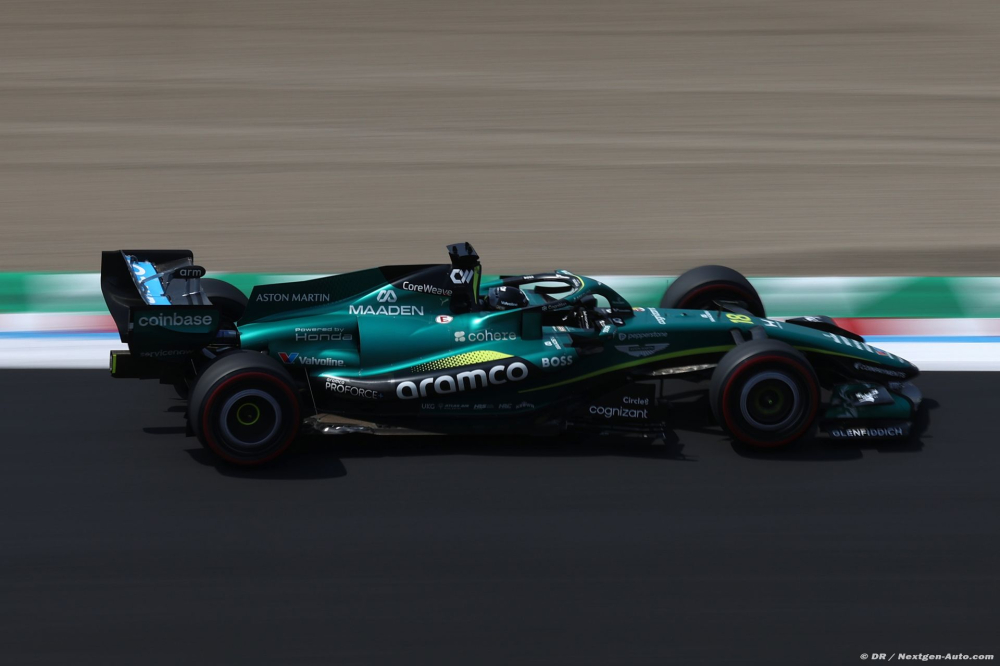 Honda F1 a gardé une Aston Martin AMR26 pour des tests de vibrations au Japon