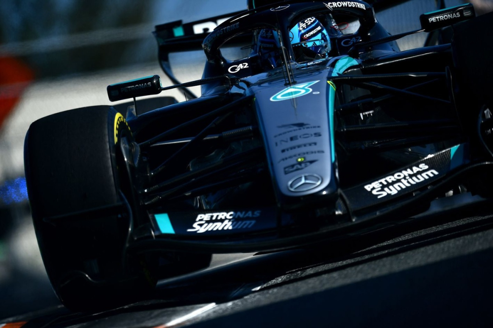 Russell s'en sort bien dans un GP difficile : 