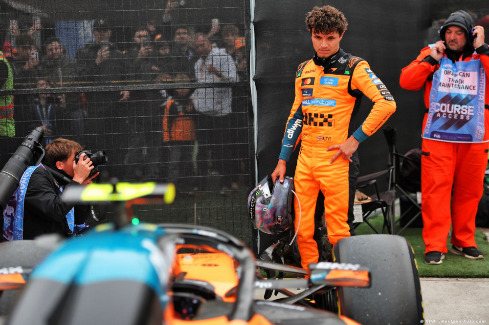 McLaren F1 revèle les 'deux problèmes' qui ont causé l'abandon de Norris