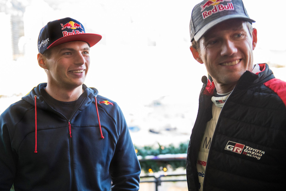 Ogier propose un véritable essai en rallye WRC à Verstappen