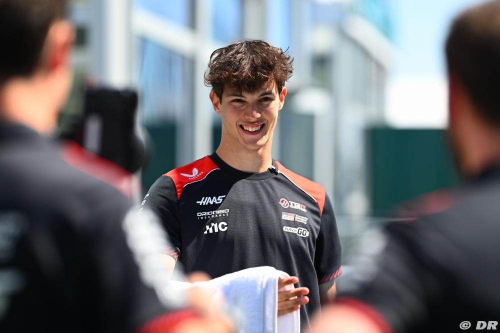 Voir Antonelli jouer le titre en F1 est 'une motivation' pour Bearman