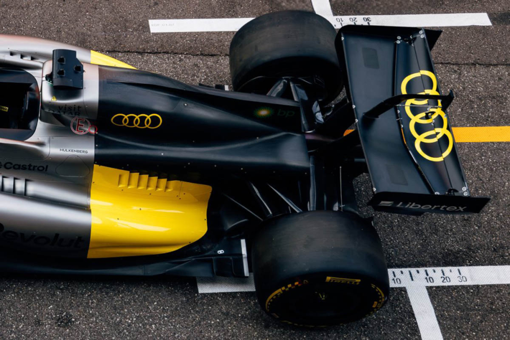 Audi F1 donne sa position pour 2030 : un V8 oui mais avec deux turbos !