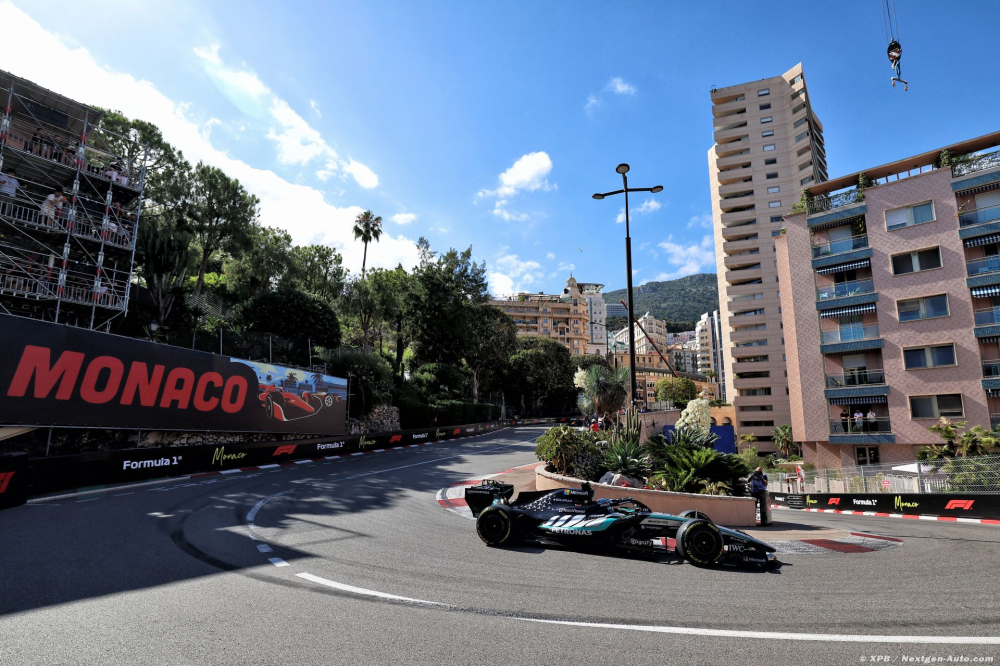 Mercedes F1 a vécu 'une journée plus difficile que prévu' à Monaco
