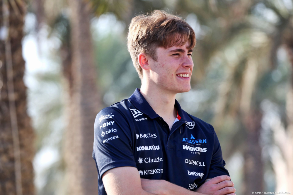 Williams F1 va faire rouler Browning à deux reprises en EL1