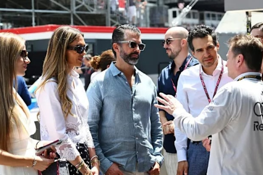« Ne me pousse pas ! » : Un ancien pilote F1 recadre le garde du corps de Donald Trump Jr à Monaco