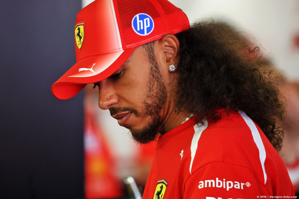 Hamilton 'surpris' par le classement moteur de Red Bull, satisfait des progrès de Ferrari