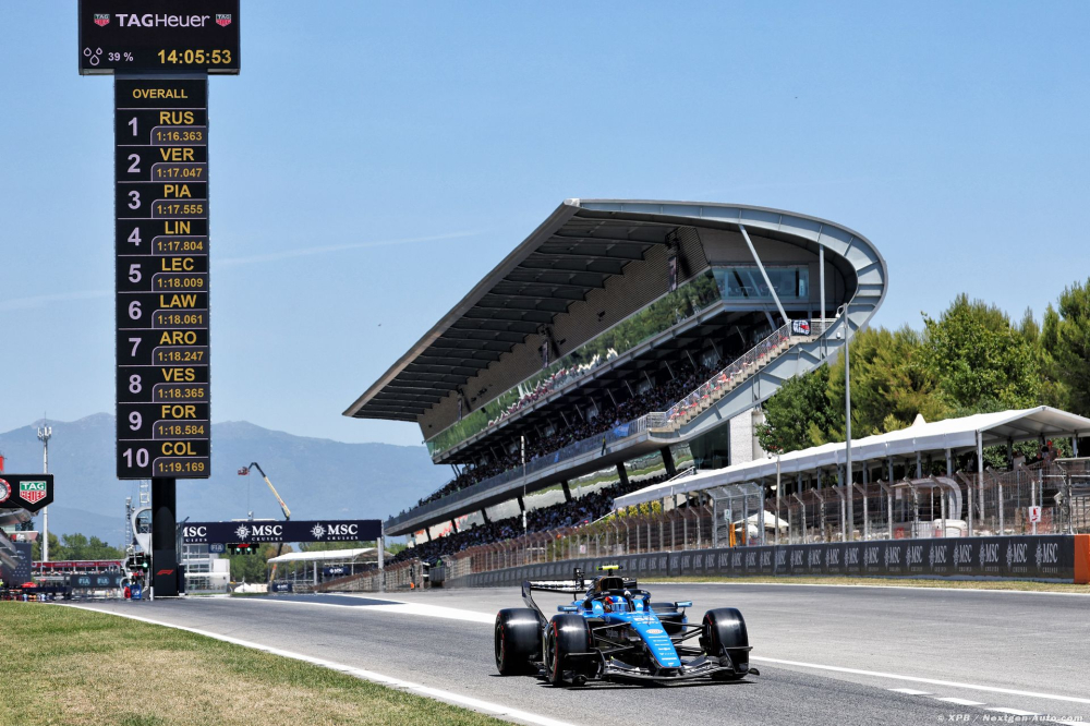 Sainz alarmé après un vendredi difficile pour Williams à Barcelone