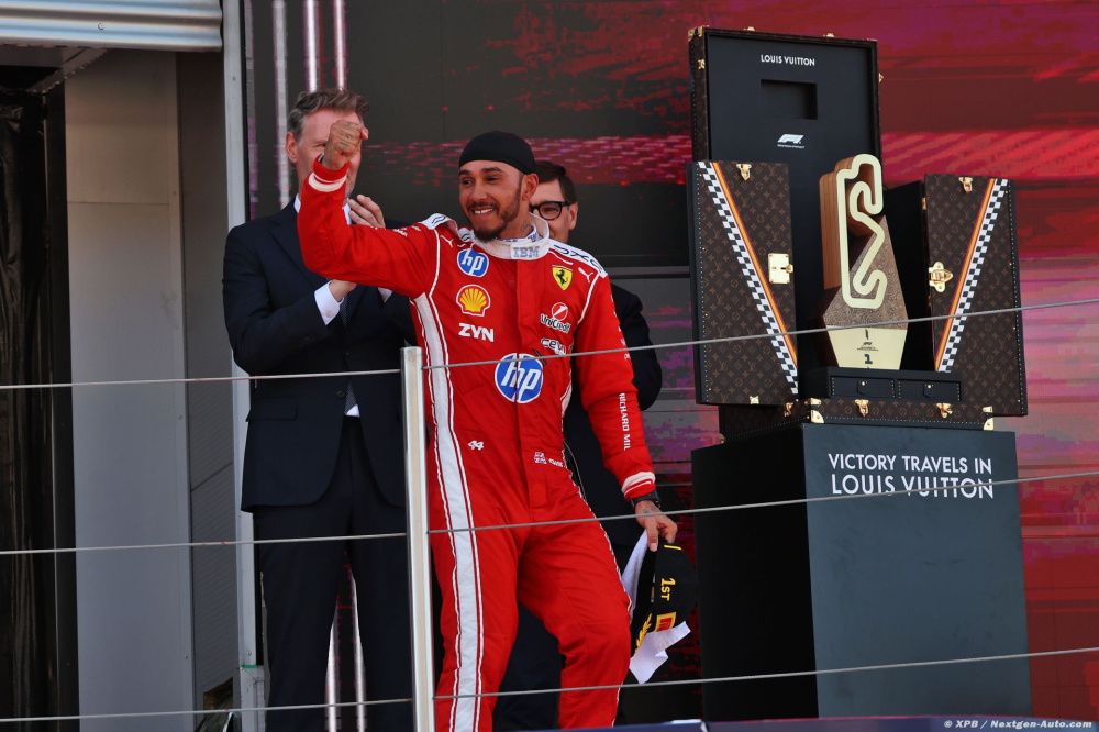 Après sa victoire, Hamilton révèle s'être blessé pour ses débuts avec Ferrari