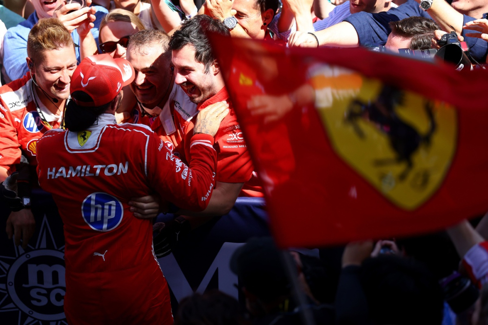 Le grand patron de Ferrari réagit à la victoire de Lewis Hamilton