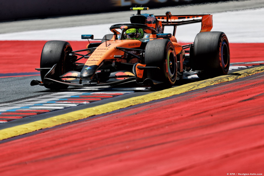 McLaren F1 est 'un peu en retrait' mais Norris reste 'optimiste' pour la course