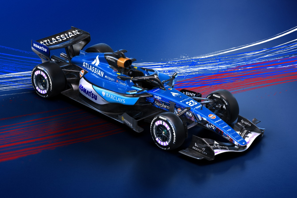 Williams avec une livrée spéciale britannique à Silverstone