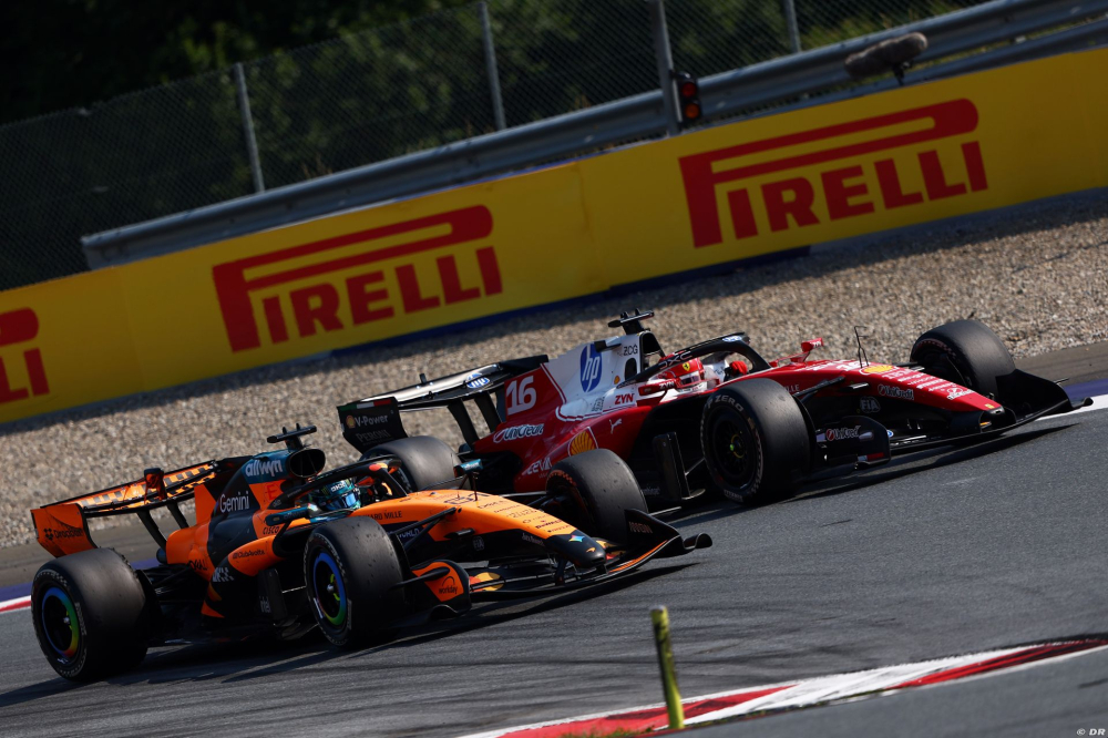 Norris explique pourquoi il a eu 'de la peine' pour Ferrari lors de la course