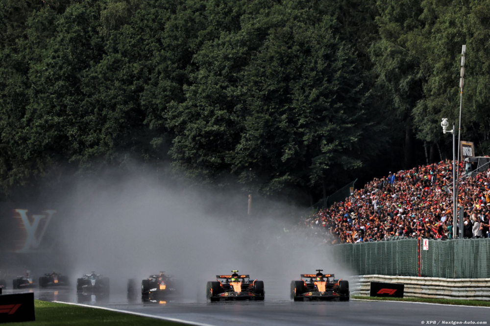 Météo F1 - GP de Belgique : la pluie menace encore Spa cette saison !