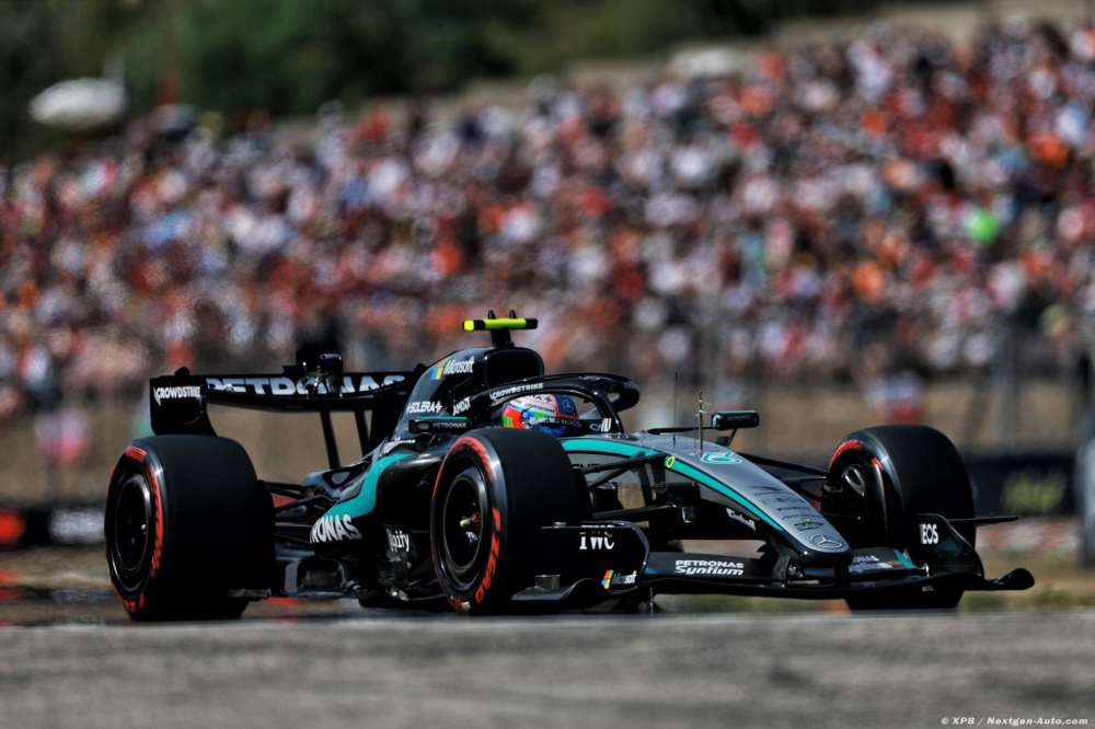 Mercedes F1 loin de ses standards en qualifications, Antonelli sous enquête