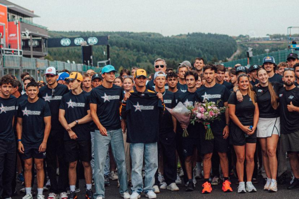 À Spa, la course à pied initiée par Pierre Gasly pour qu'on n'oublie pas Anthoine Hubert