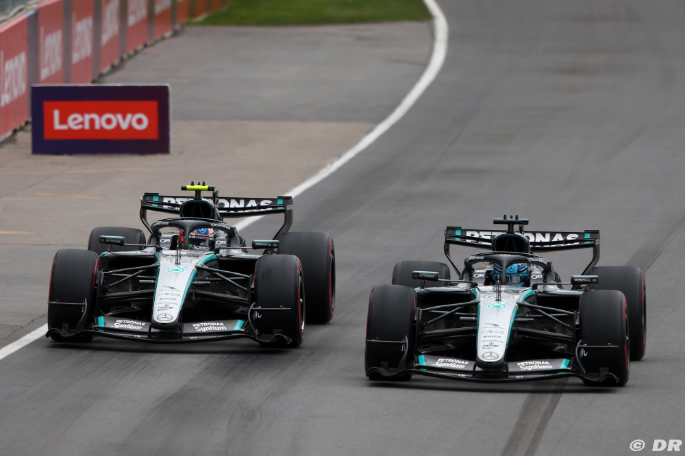 Mercedes F1 confirme qu'il n'y aura pas de consignes entre Antonelli et Russell
