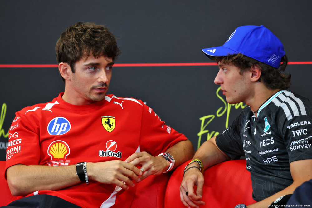 Leclerc serait 'heureux' de voir 'l'enthousiaste' Antonelli remporter le titre