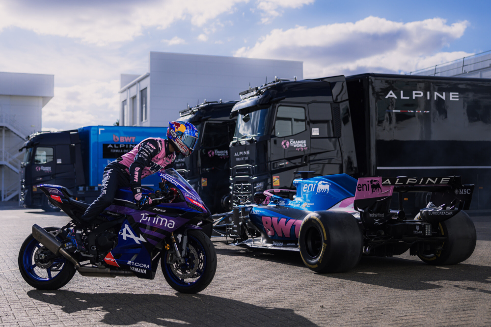Alpine ouvre les portes d’Enstone à Pramac Yamaha MotoGP Team avant Silverstone