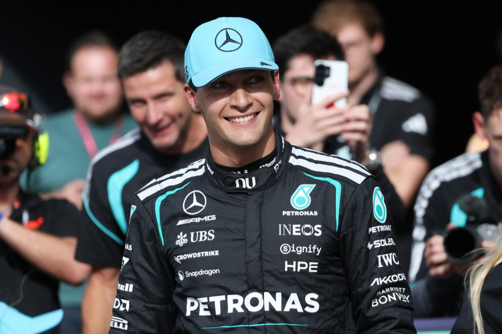 GP des Pays-Bas de F1 - La réaction de George Russell à l'arrivée de la course sprint : 