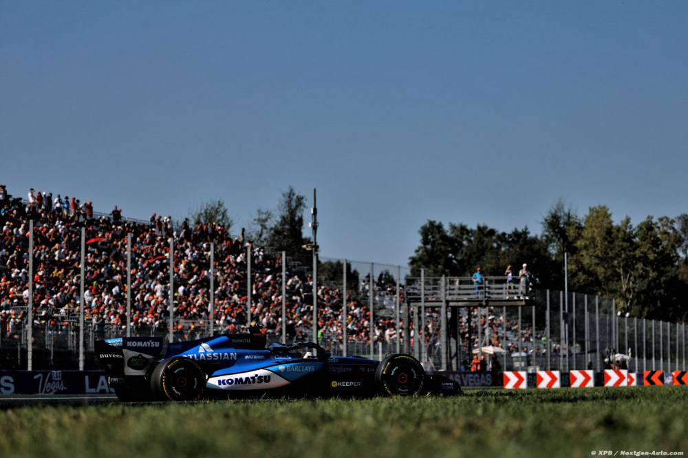 Williams F1 va 'dans une direction positive' pour la suite du week-end à Monza