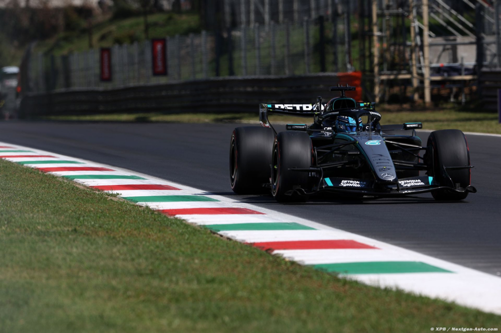 Mercedes F1 a vécu 'une bonne journée' mais Russell voit Ferrari comme 'l'équipe à battre'