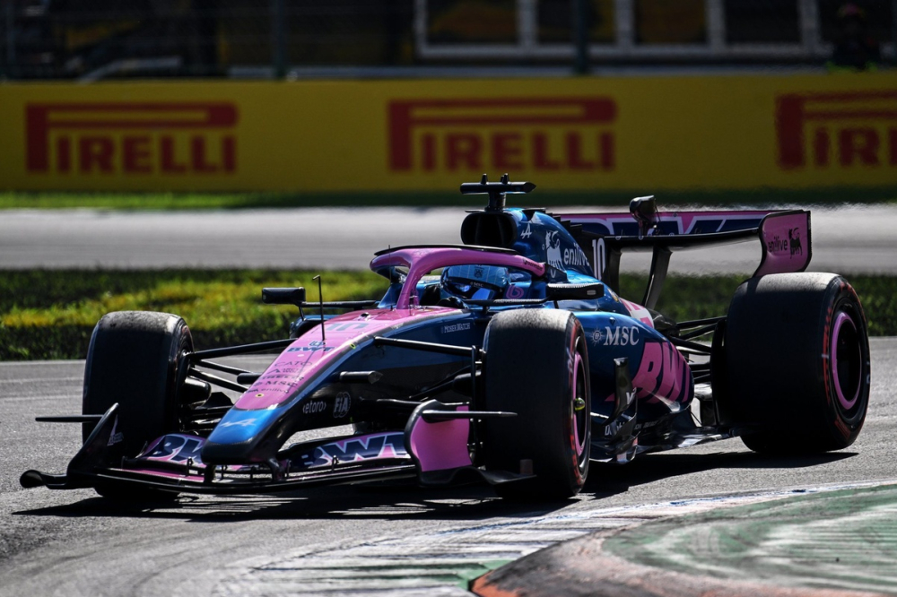Derrière la pole de Gasly, un aileron arrière ressuscité par Alpine