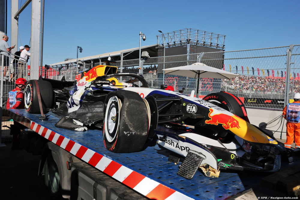 Racing Bulls passe du 4e temps de Lindblad au premier crash en F1 sur le Madring