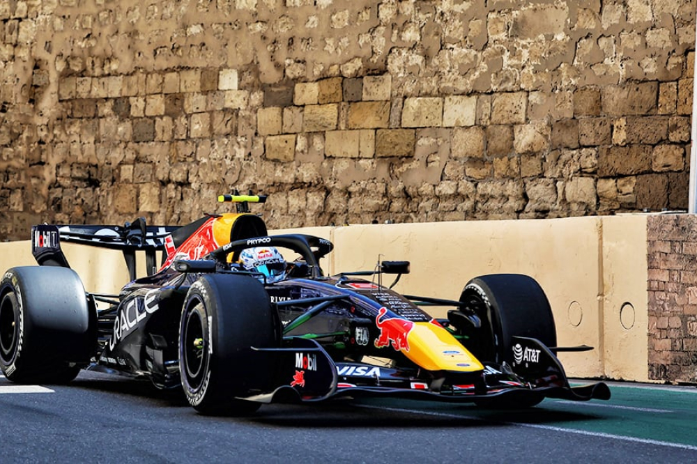 En images : Red Bull sort l’artillerie lourde à Bakou pour relancer la RB22