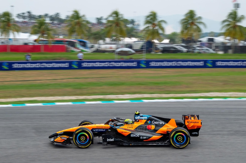 Norris frustré par un problème moteur qui lui a coûté cher en qualifs à Sepang