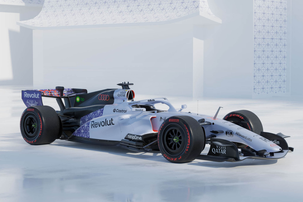 Audi F1 présente une livrée spéciale scintillante pour la nuit de Singapour