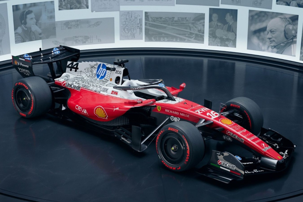 Ferrari dévoile une livrée inspirée de ses dessins techniques pour Austin