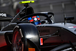 Photo Colton Herta dans le mur dès sa première apparition en F2