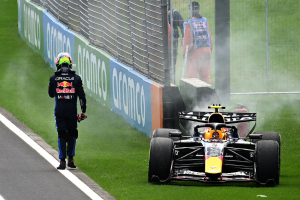 Photo Hadjar trahi par le moteur Red Bull : Je savais que ça allait péter à un moment