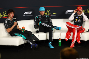 Photo Vexé, Russell répond à Norris sur le règlement F1 : il dit ça car il ne gagne pas !