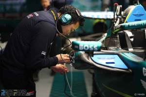 Photo Honda : des vibrations acceptables sur l'Aston Martin pour ce week-end