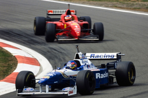 Photo Il y a 30 ans : la première victoire en F1 de Villeneuve face à Schumacher