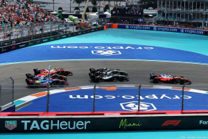 Photo Leclerc est partagé entre 'satisfaction' et déception après sa 3e place au Sprint de Miami