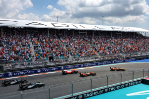 Photo Le départ du Grand Prix de Miami avancé de plusieurs heures à cause des orages