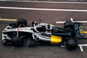 Photo Audi F1 rend hommage à Tazio Nuvolari à Monaco avec une livrée spéciale