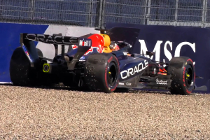 Photo Verstappen ne comprend pas les causes de son accident en Q3, Hadjar frustré par sa 8e place