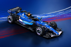 Photo Williams avec une livrée spéciale britannique à Silverstone