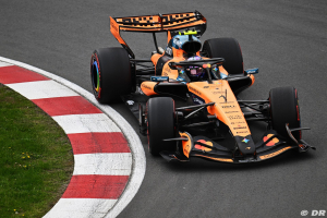 Photo McLaren F1 se rend à Spa avec le nouveau moteur Mercedes et un aileron arrière spécifique