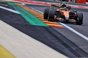 Photo McLaren F1 : Norris confirme le potentiel de la MCL40 à Spa malgré sa pénalité moteur
