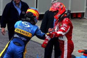 Photo Ce que Fernando Alonso a retenu de son duel avec Michael Schumacher