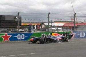 Photo Verstappen abandonne dès le premier tour après un violent crash à Zandvoort