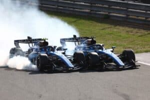 Photo Les pilotes Williams se ridiculisent à Zandvoort après leur renouvellement de contrat