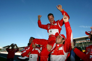 Photo Les 5 victoires historiques de Michael Schumacher à Monza avec Ferrari