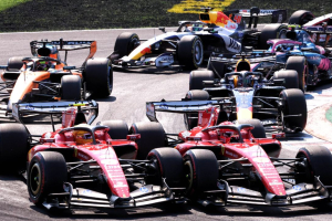 Photo Lewis Hamilton-Charles Leclerc, le clash